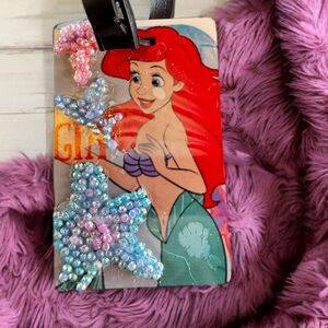 Ariel Luggage Tag with Beaded Starfish